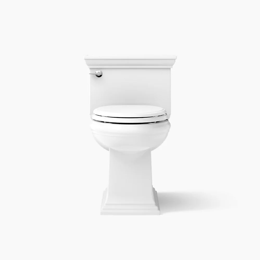 Kohler Memoirs® Stately One-piece compact elongated toilet with skirted trapway, 1.28 gpf - Golzar Home