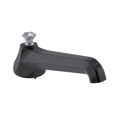 Rubinet Tub Filler Spout Deck Mount Black