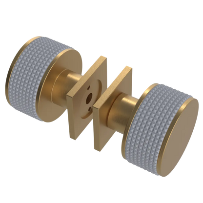 Rubinet Shower Door Knob (set) Satin Gold