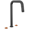 Brizo Widespread Pull Down Faucet With Square Spout Less Handles