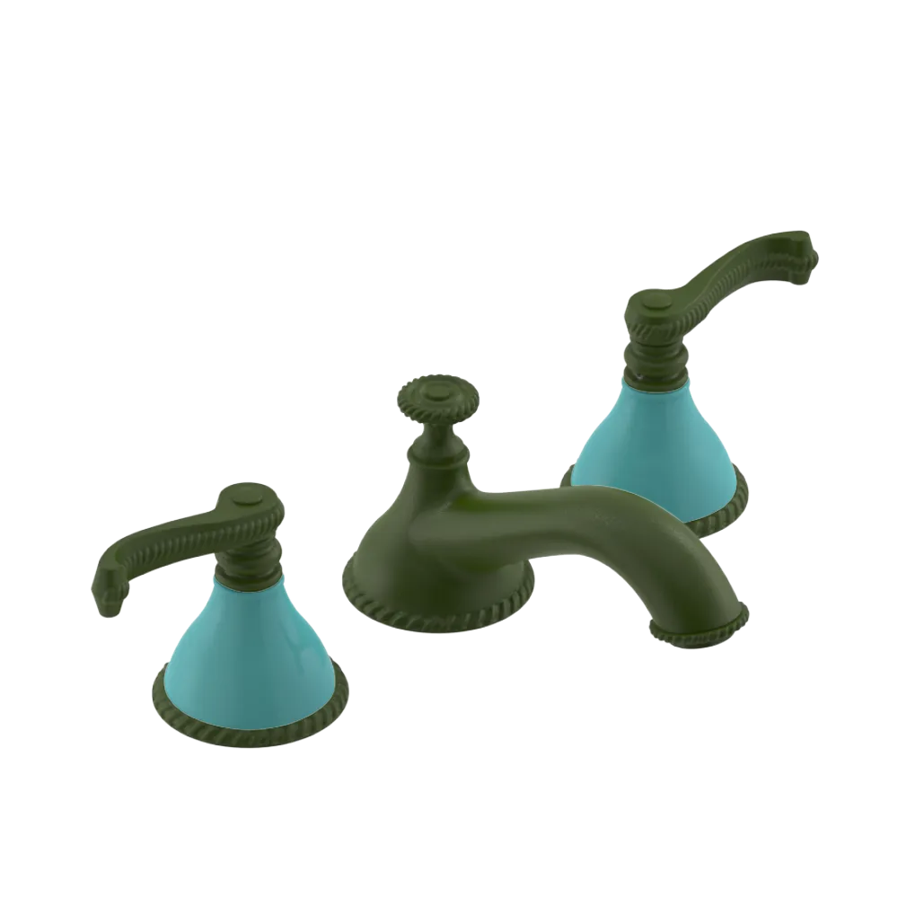 Rubinet Widespread Lav. Set. (less drain) Green Envy