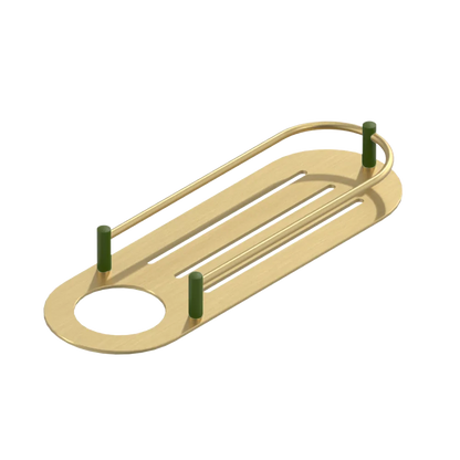 Rubinet Shelf Only Satin Brass