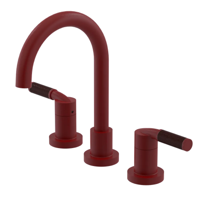 Rubinet Widespread Lav. Set. (less drain) Maroon