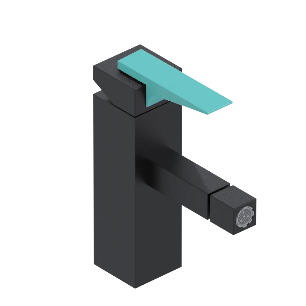 Rubinet Single Control Bidet Fitting (less drain) Matt Black