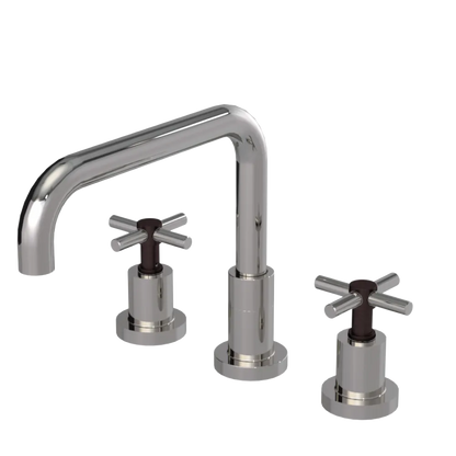 Rubinet Widespread Kitchen Set Polished Nickel