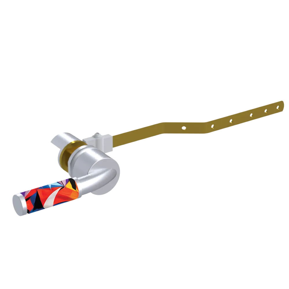 Rubinet Trip Levers Satin Chrome