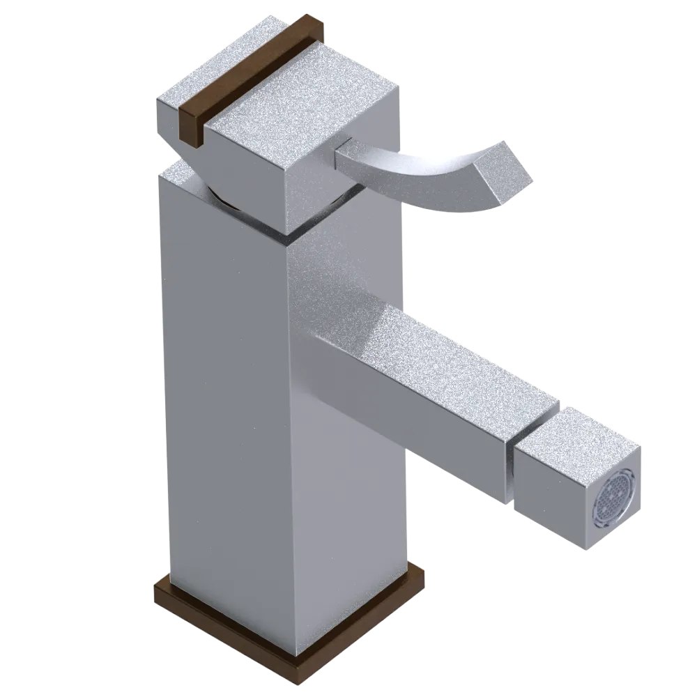 Rubinet Single Control Bidet Fitting (less drain) Satin Chrome