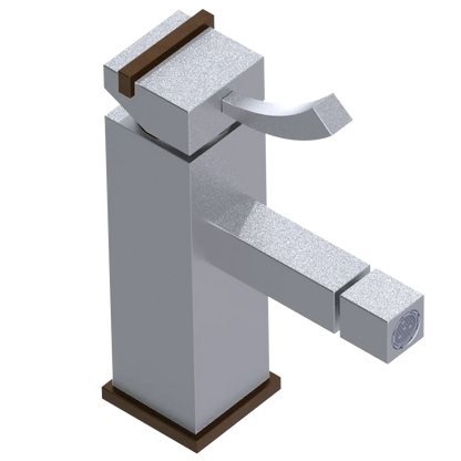 Rubinet Single Control Bidet Fitting (less drain) Satin Chrome