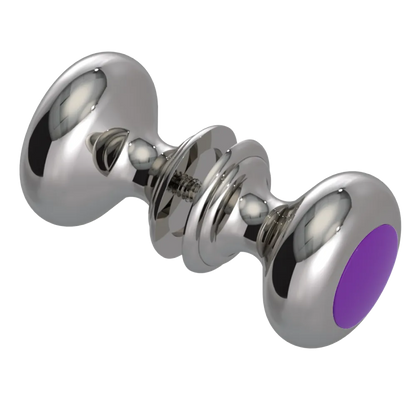 Rubinet Shower Door Knob (set) Polished Nickel