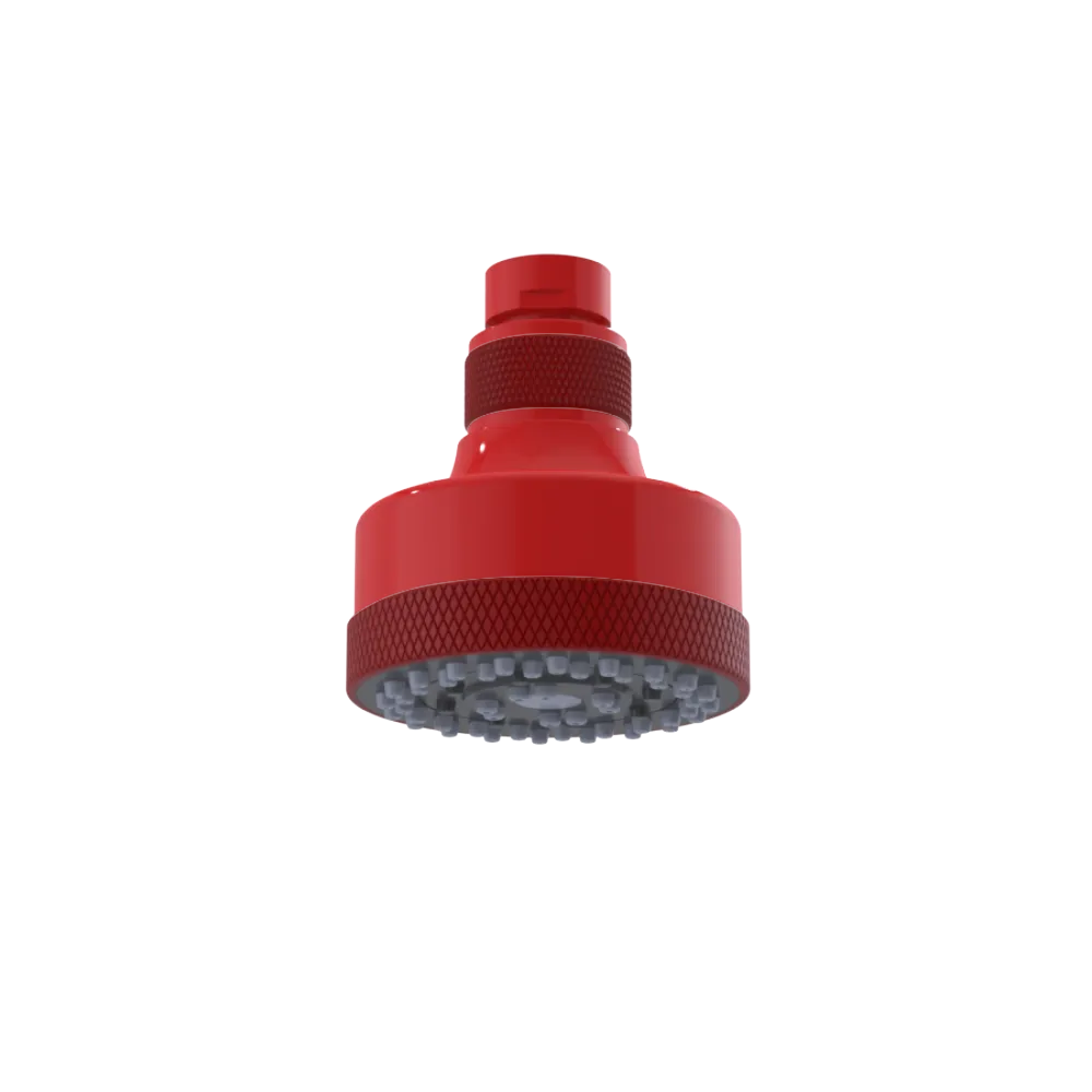 Rubinet 3 FUNCTION SHOWER HEAD Red