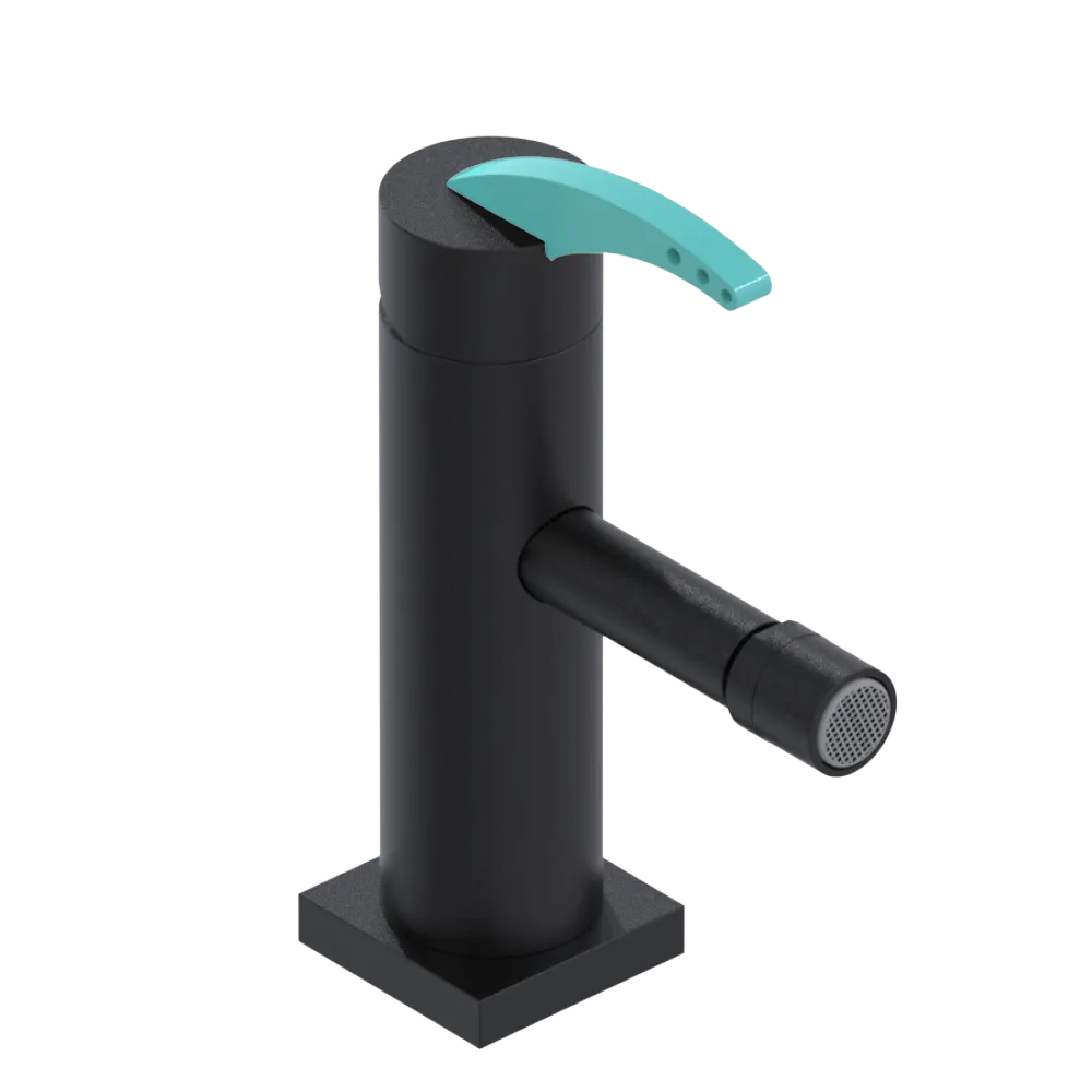 Rubinet Single Control Bidet Fitting (less drain) Matt Black