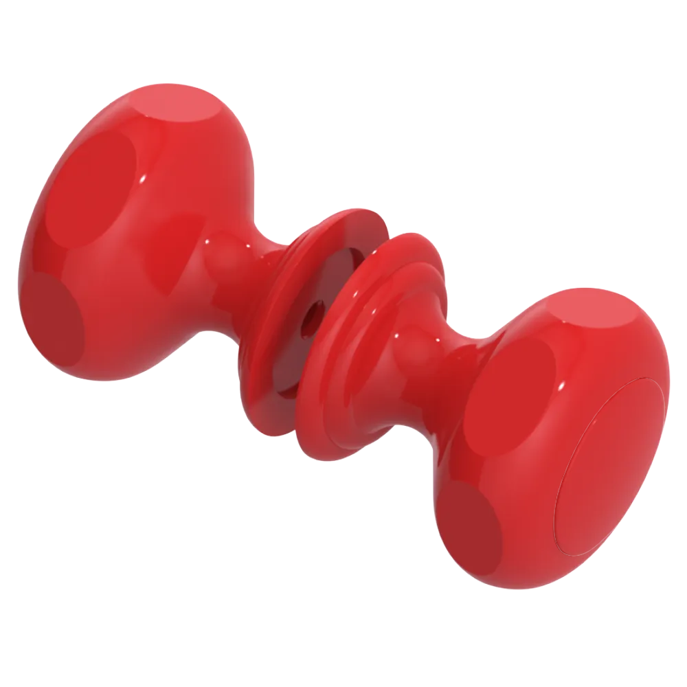 Rubinet Shower Door Knob (set) Red