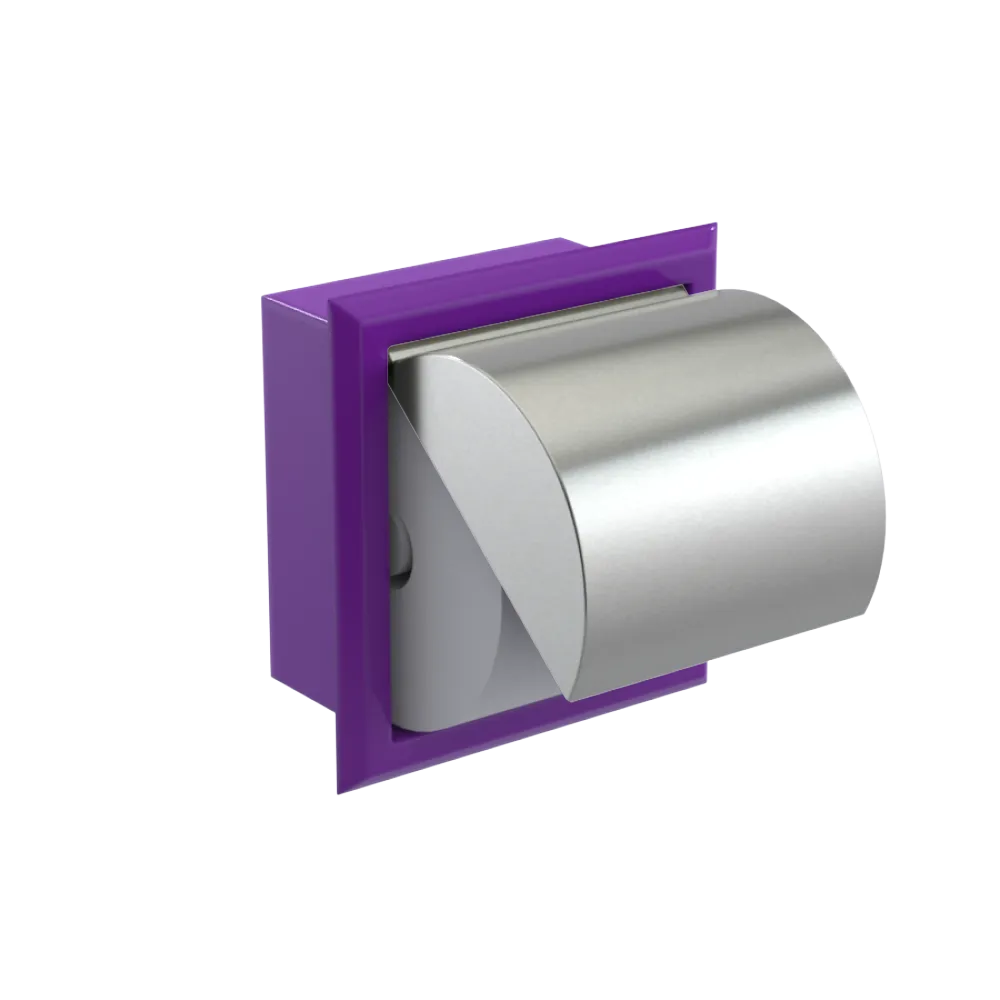 Rubinet RECESSED TOILET PAPER HOLDER Purple Haze