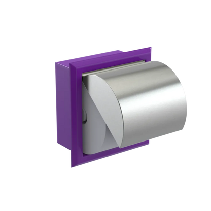 Rubinet RECESSED TOILET PAPER HOLDER Purple Haze