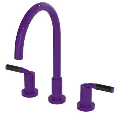Rubinet Widespread Kitchen Set Purple Haze