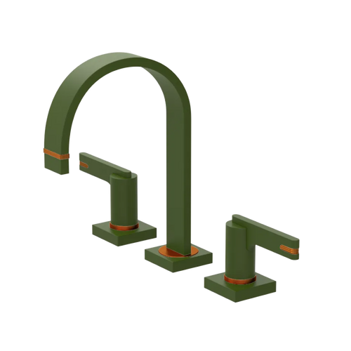 Rubinet Widespread Lav. Set. (less drain) Green Envy