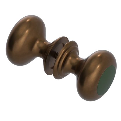 Rubinet Shower Door Knob (set) Tuscan Brass