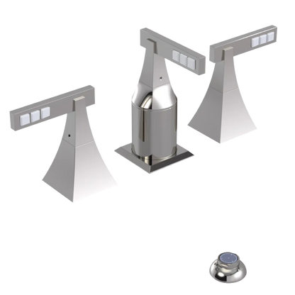Rubinet Bidet Fitting with Spray, Diverter, and Vacum Breaker (Less Drain) Polished Nickel