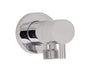 Baril Wall-mounted 1/2" F supply elbow with integrated volume control