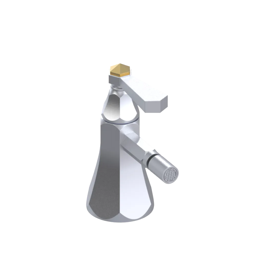 Rubinet Single Control Bidet Fitting (less drain) Satin Chrome