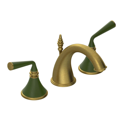 Rubinet Widespread Lav. Set. (less drain) Antique Brass Matt