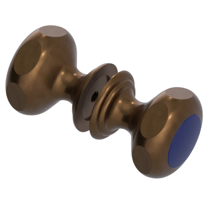 Rubinet Shower Door Knob (set) Tuscan Brass