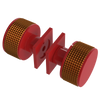 Rubinet Shower Door Knob (set) Red