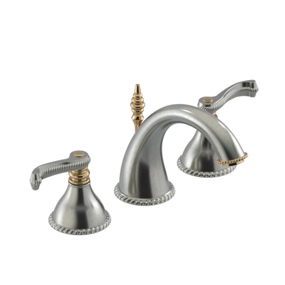 Rubinet Widespread Lav. Set. (less drain) Satin Nickel