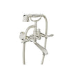 Baril Wall-mounted tub faucet with hand shower