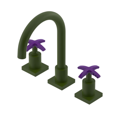 Rubinet Widespread Lav. Set. (less drain) Green Envy