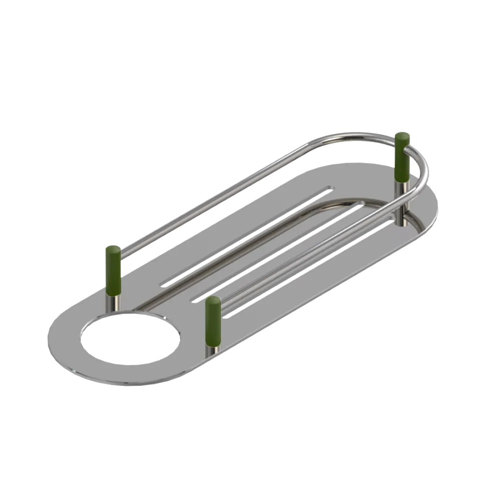 Rubinet Shelf Only Polished Nickel