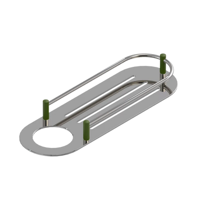 Rubinet Shelf Only Polished Nickel