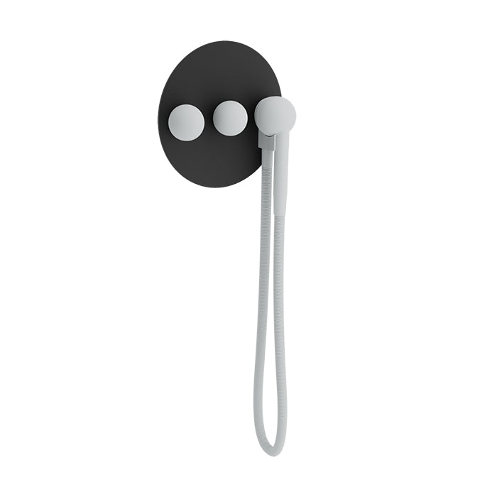 Baril Complete thermostatic valve with 2-way diverter (hand shower + tub spout or shower head)