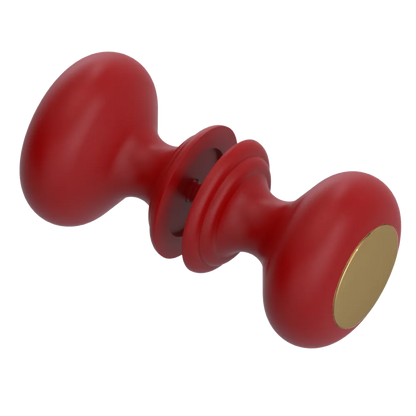 Rubinet Shower Door Knob (set) Maroon
