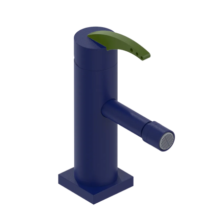 Rubinet Single Control Bidet Fitting (less drain) Midnight Blue