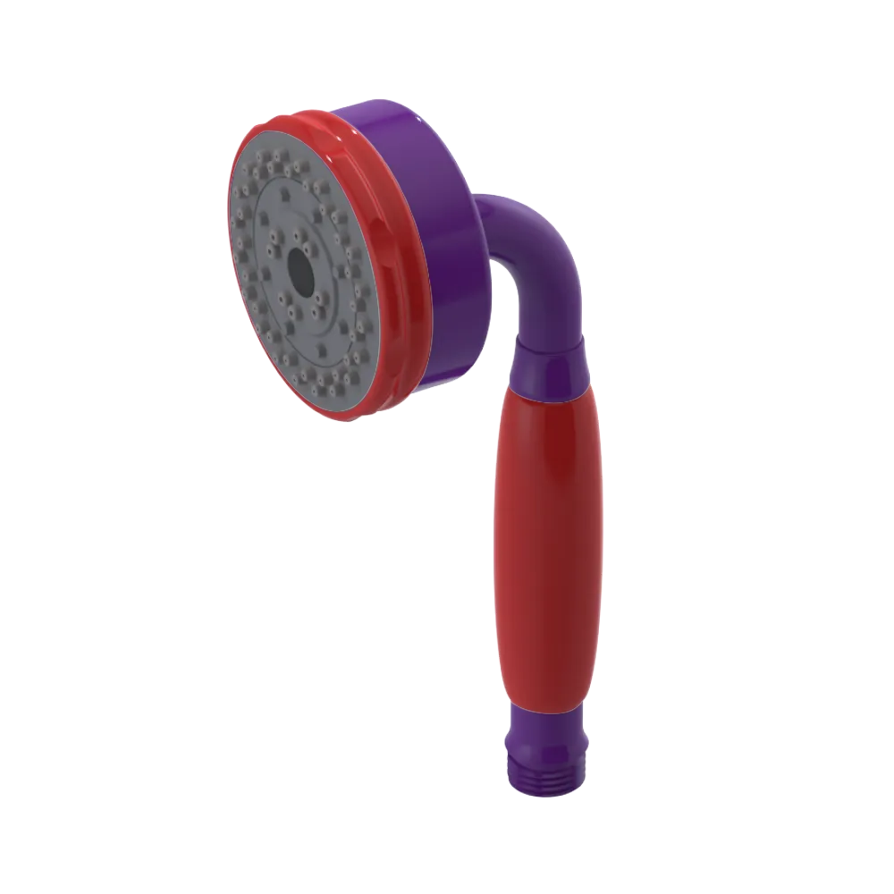 Rubinet 3 Function Hand Held Shower Only Purple Haze