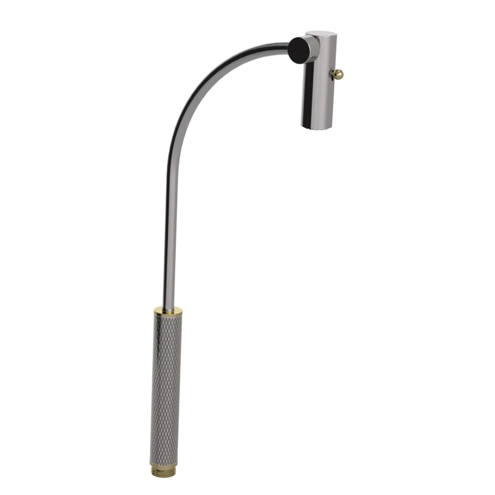 Rubinet Hand Held Shower Bidet Only Polished Nickel