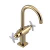 Rubinet Single Hole Dual Handle Lav. Set. (less drain) Gold