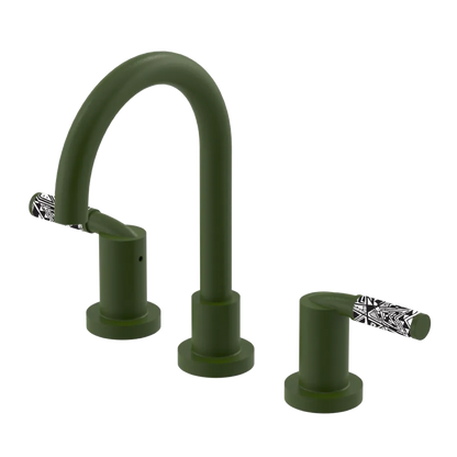 Rubinet Widespread Lav set (less drain) Green Envy