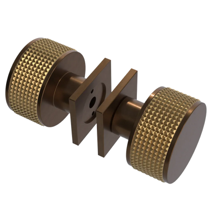 Rubinet Shower Door Knob (set) Tuscan Brass