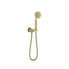 Baril 1-spray anti-limestone hand shower on wall-mounted supply elbow