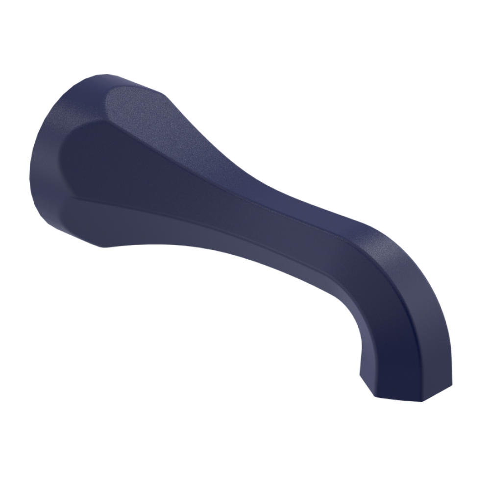 Rubinet Tub Filler Spout Wall Mount Midnight Blue