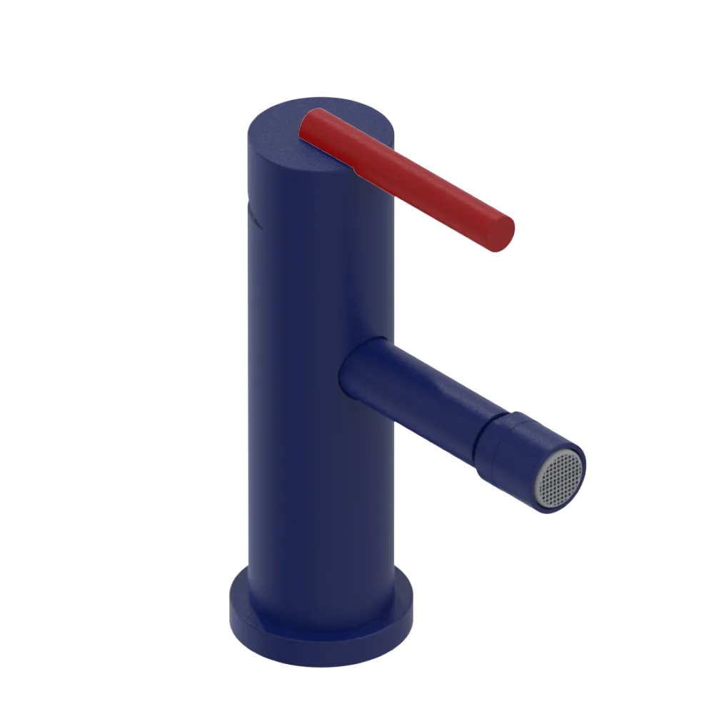 Rubinet Single Control Bidet Fitting (less drain) Midnight Blue