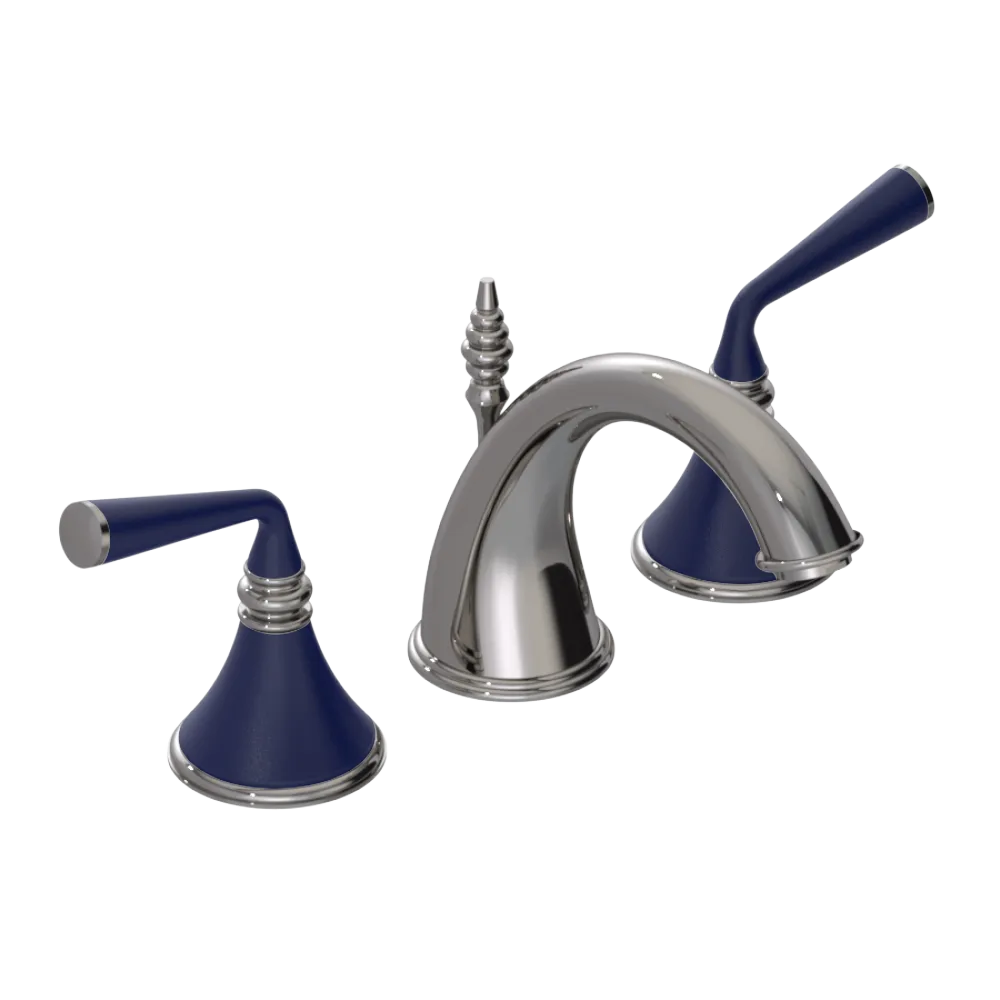 Rubinet Widespread Lav. Set. (less drain) Polished Nickel