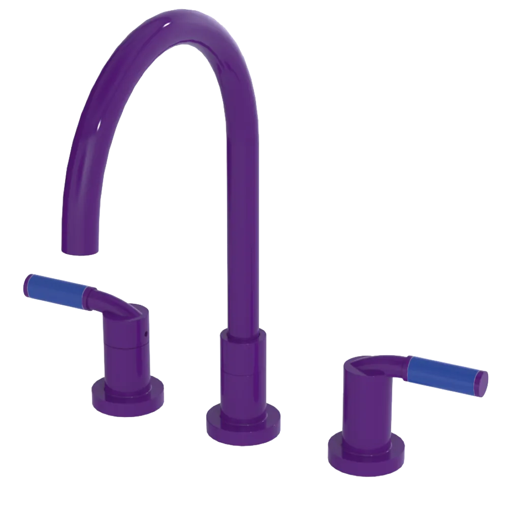Rubinet Widespread Kitchen Set Purple Haze