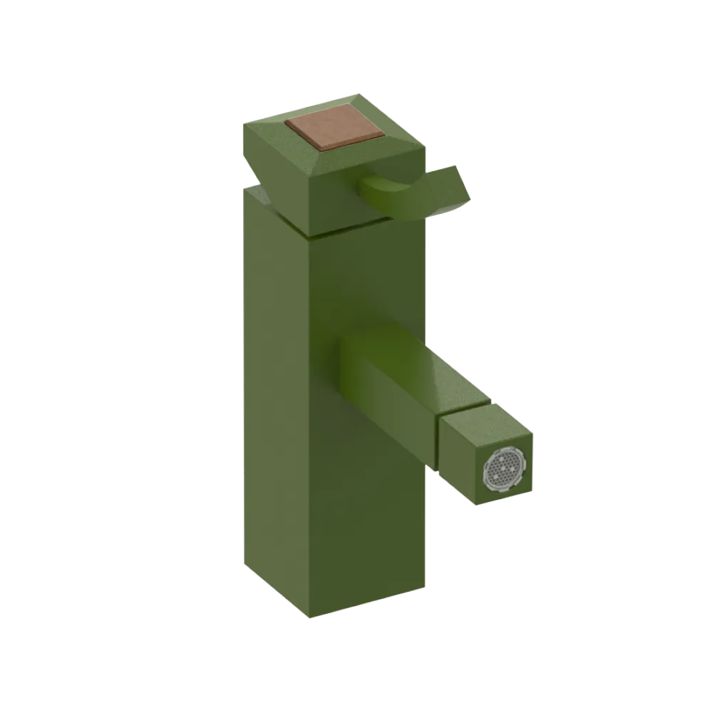 Rubinet Single Control Bidet Fitting (less drain) Green Envy