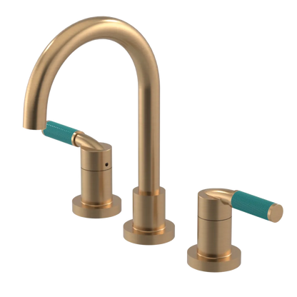 Rubinet Widespread Lav. Set. (less drain) Satin Gold