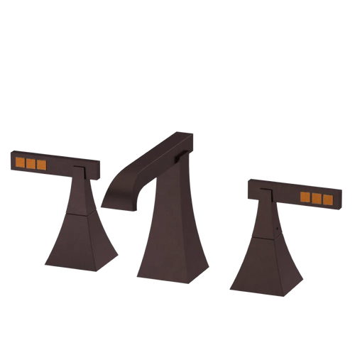 Rubinet Widespread Lav. Set. (less drain) Oil Rubbed Bronze