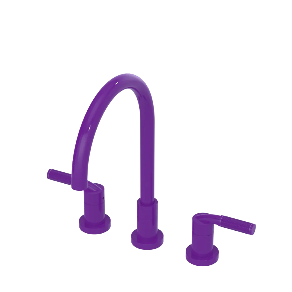 Rubinet Widespread Kitchen Set Purple Haze