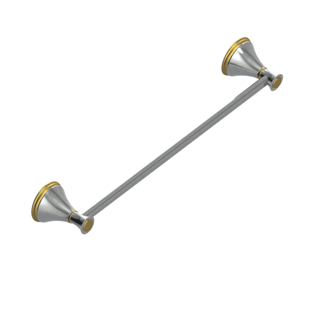 Rubinet Towel Bar 18" Satin Nickel
